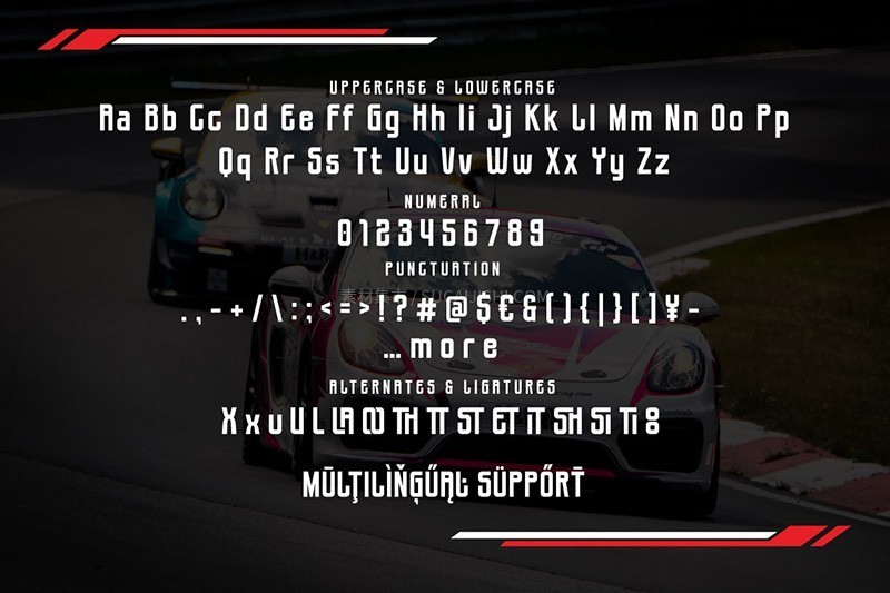 10款超级有设计感的英文运动字体